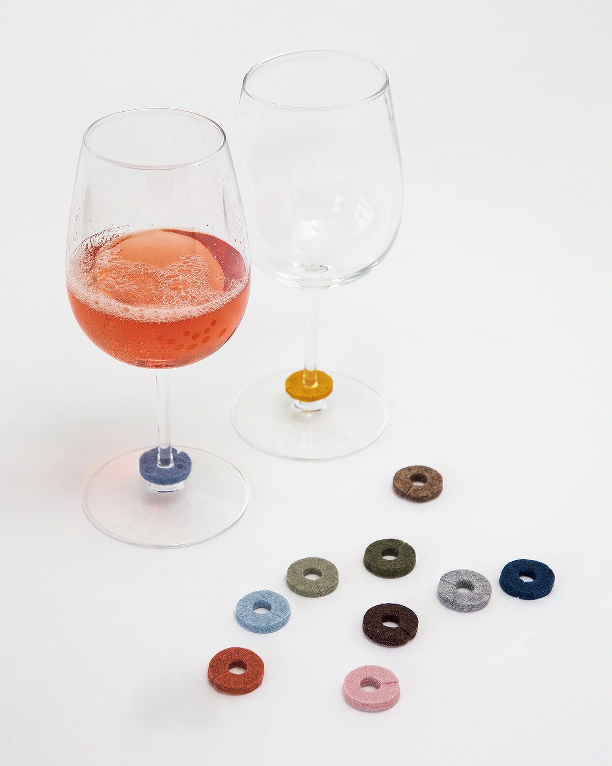 Wine-O's Merino Wool Round Wine Markers