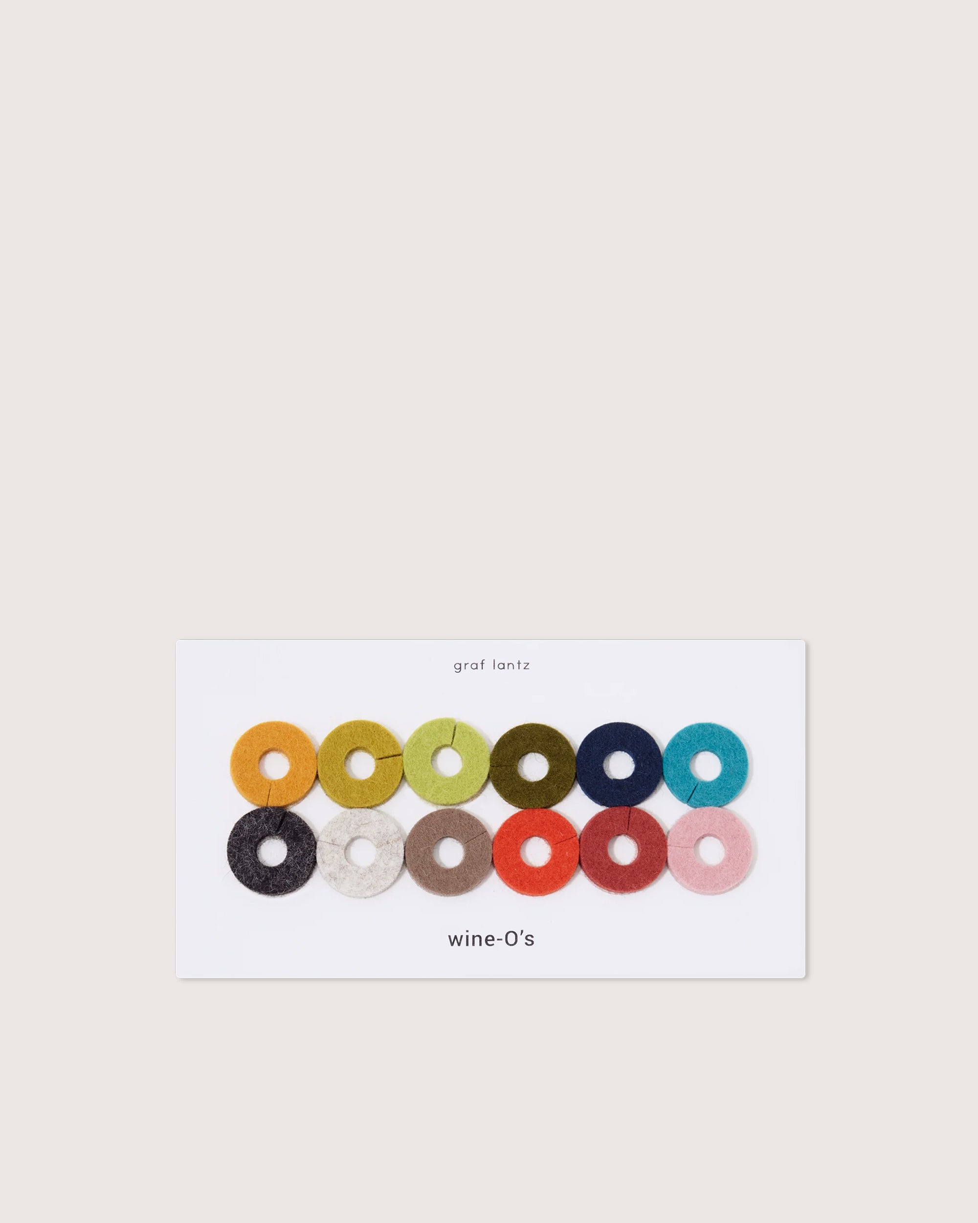 Wine-O's Merino Wool Round Wine Markers