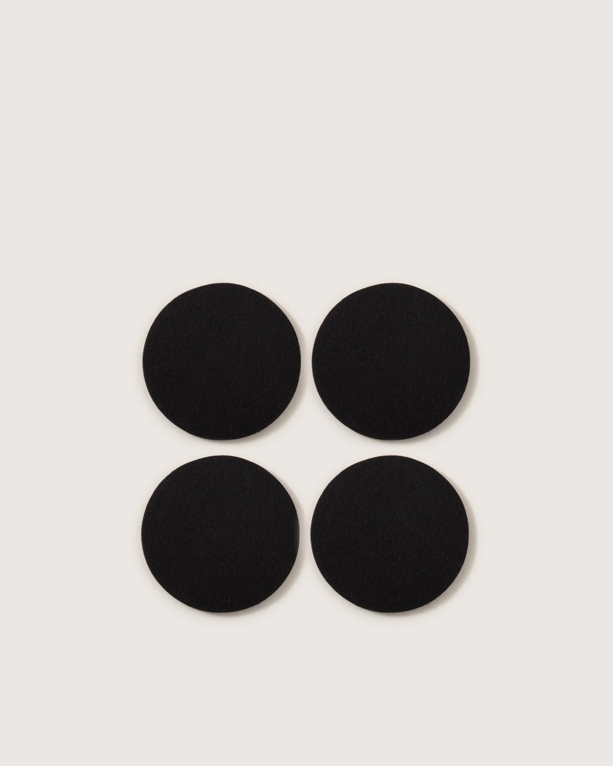 Bierfilzl Merino Wool Round Coaster Solid 4 Pack