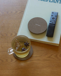 Bierfilzl Merino Wool Round Coaster Solid 4 Pack