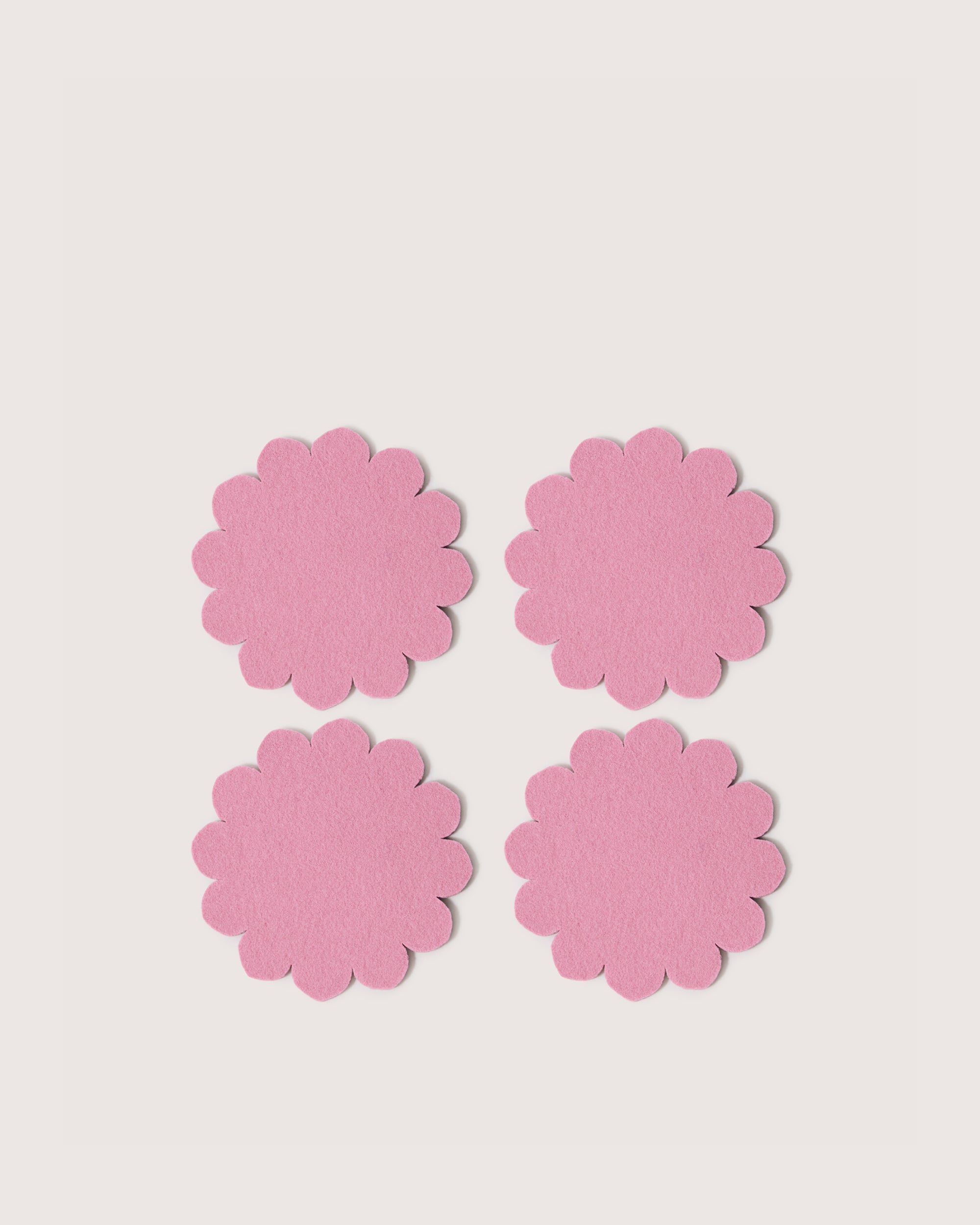 Crest Merino Wool Coaster Solid 4 Pack