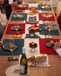 Merino Wool Rectangle Placemat - 4 Pack