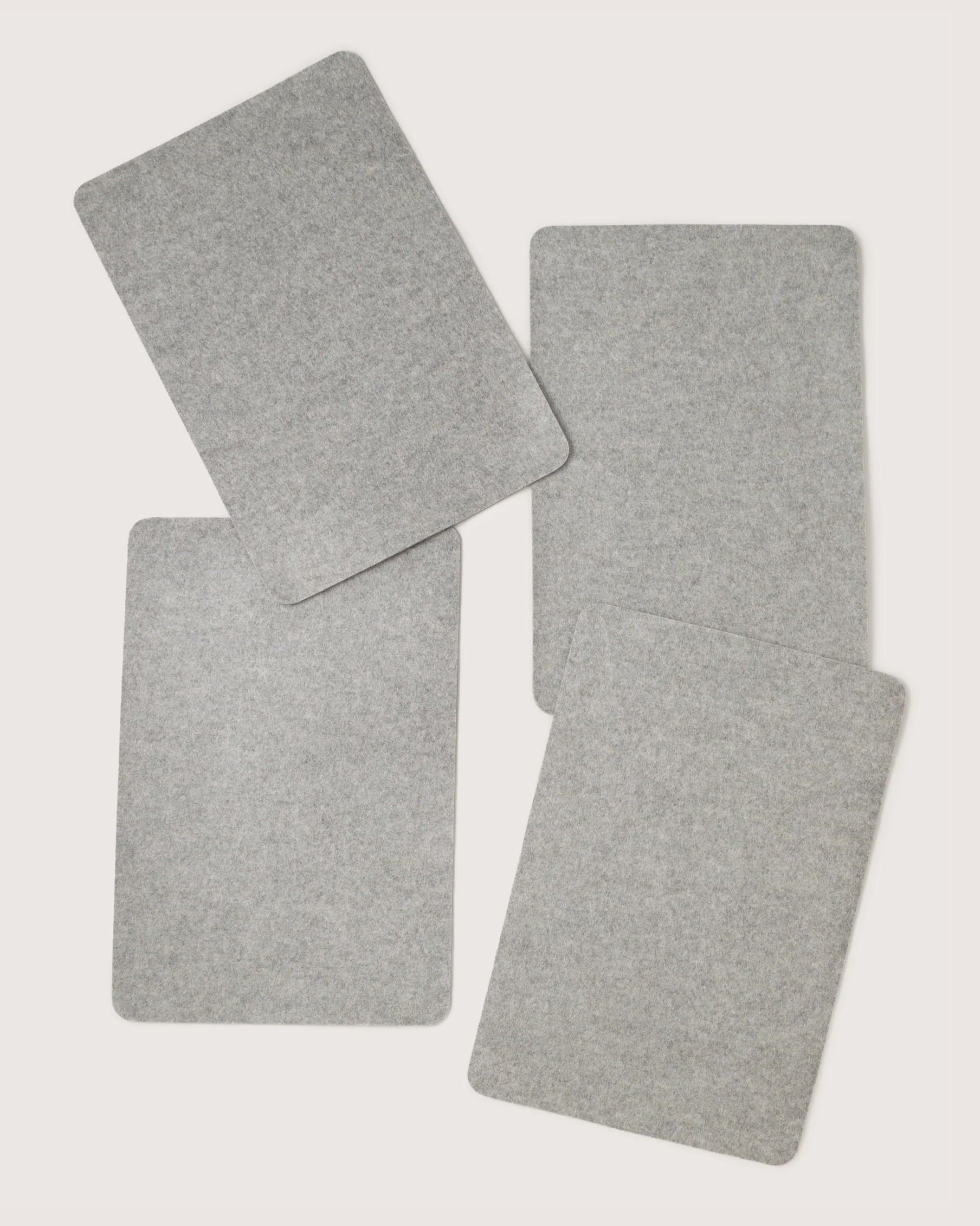 Merino Wool Rectangle Placemat - 4 Pack
