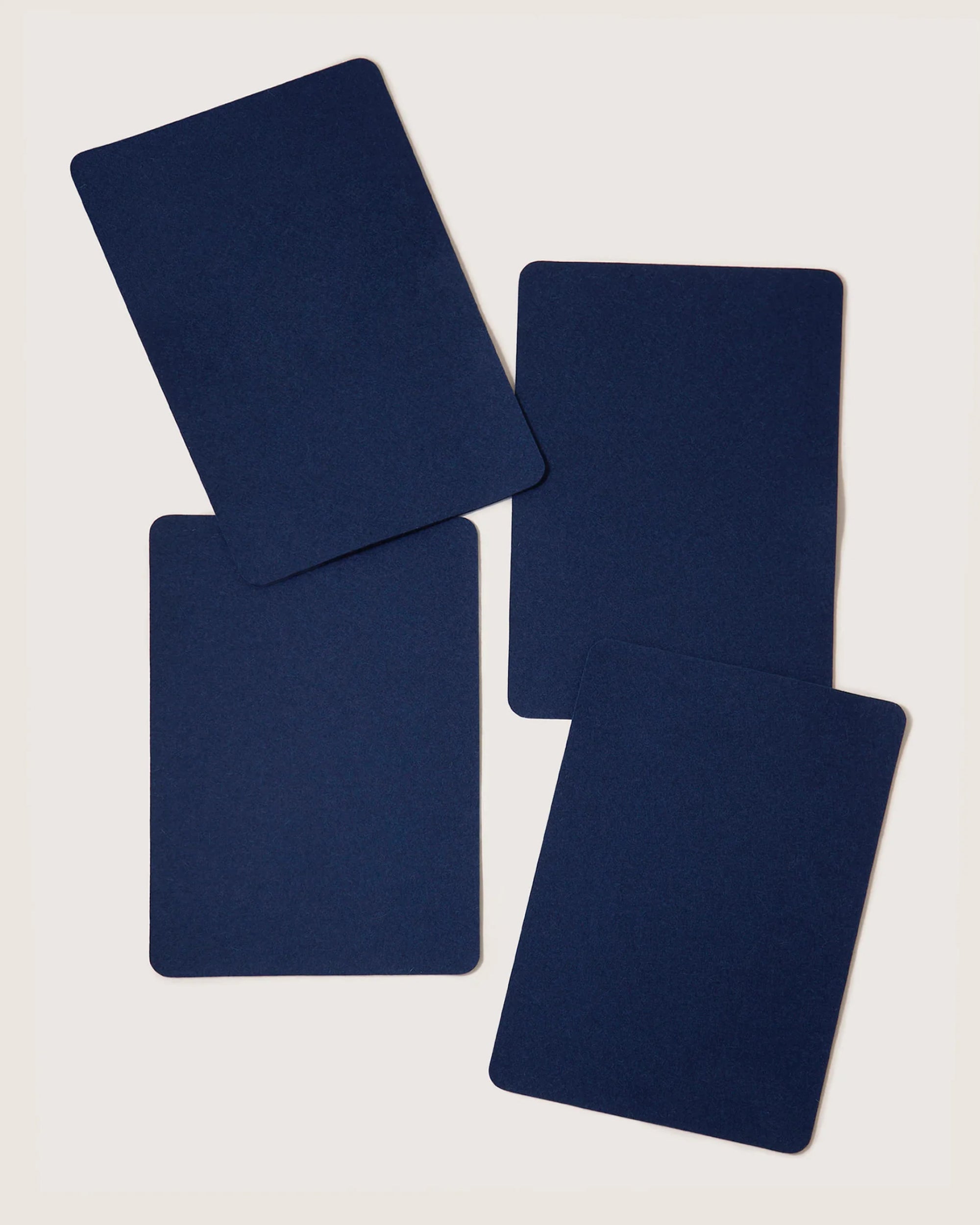 Merino Wool Rectangle Placemat - 4 Pack