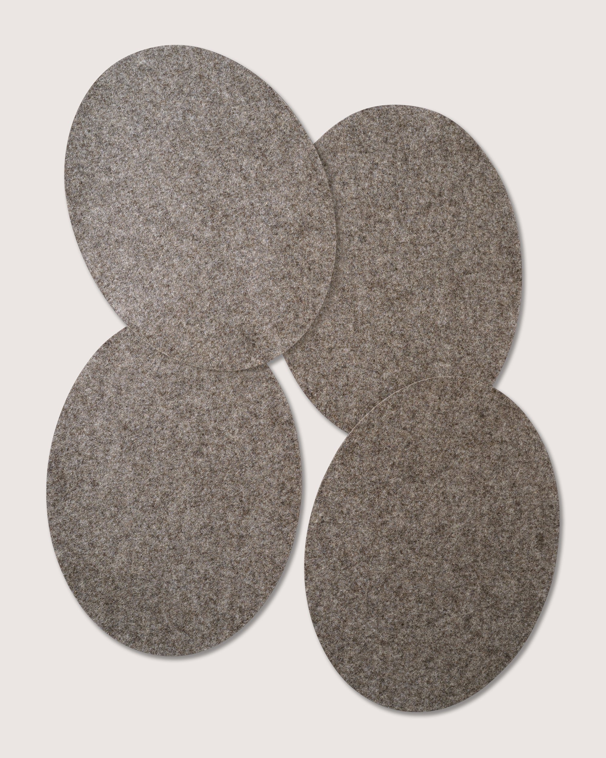 Merino Wool Oval Placemat - 4 Pack