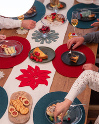 Merino Wool Oval Placemat - 4 Pack