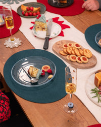 Merino Wool Oval Placemat - 4 Pack