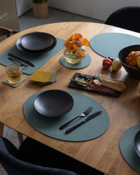 Merino Wool Oval Placemat - 4 Pack