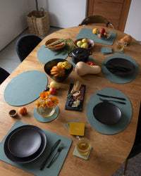 Merino Wool Oval Placemat - 4 Pack