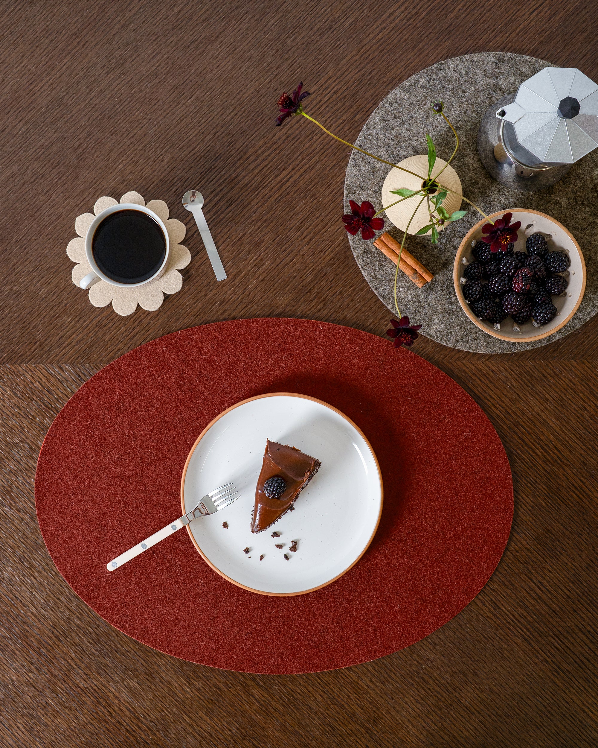 Merino Wool Oval Placemat