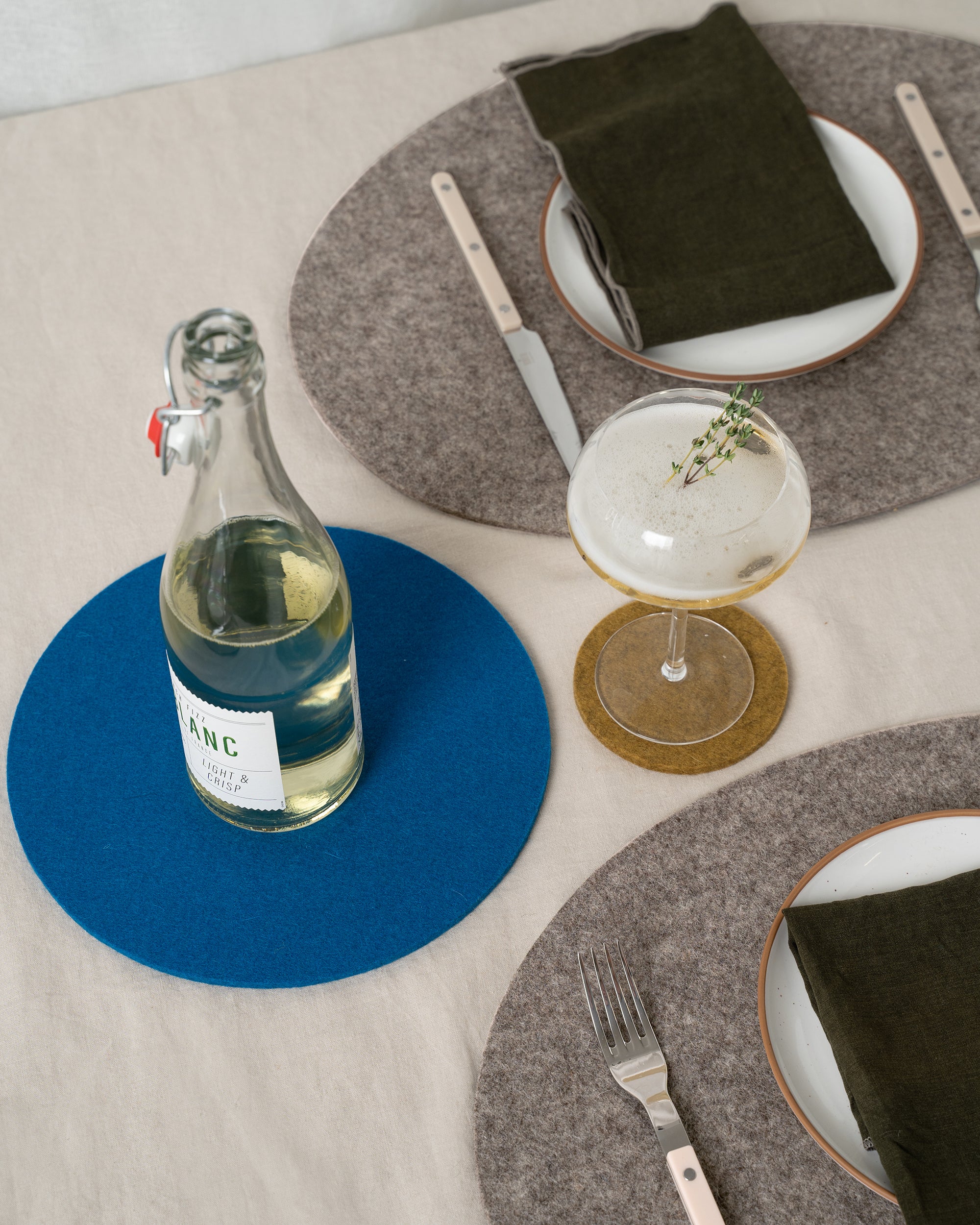 Merino Wool 12" Round Trivet