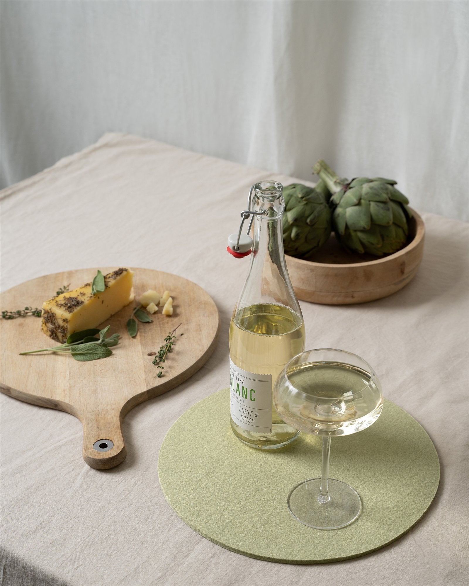 Merino Wool 12" Round Trivet