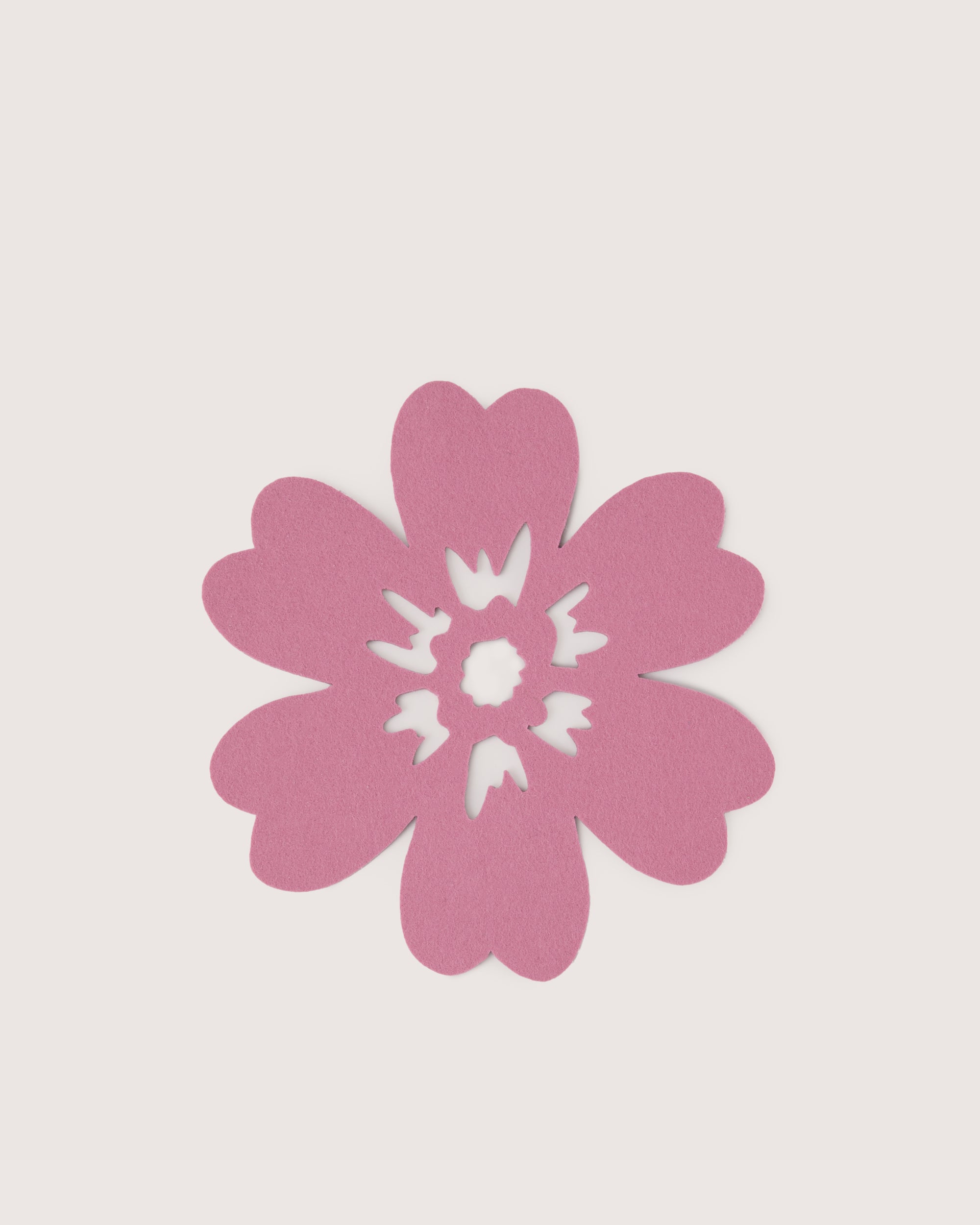 Merino Wool Hibiscus Trivet