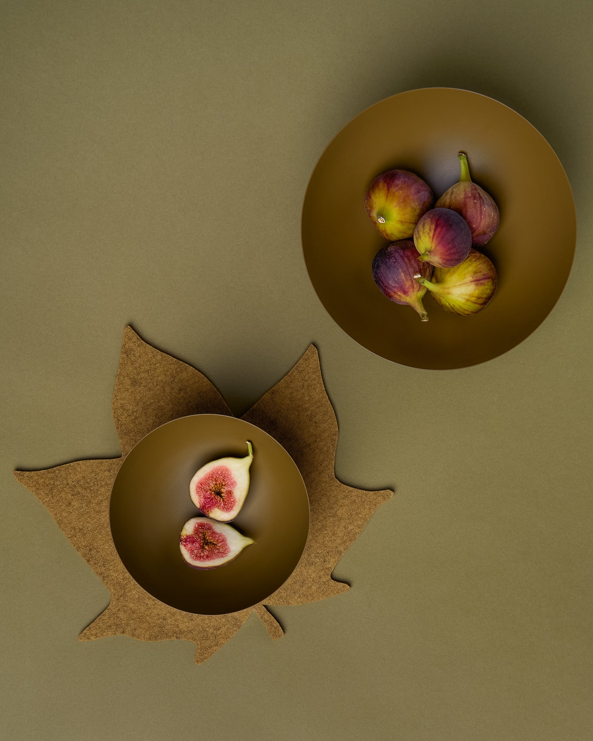 Merino Wool Autumn Leaf Trivet