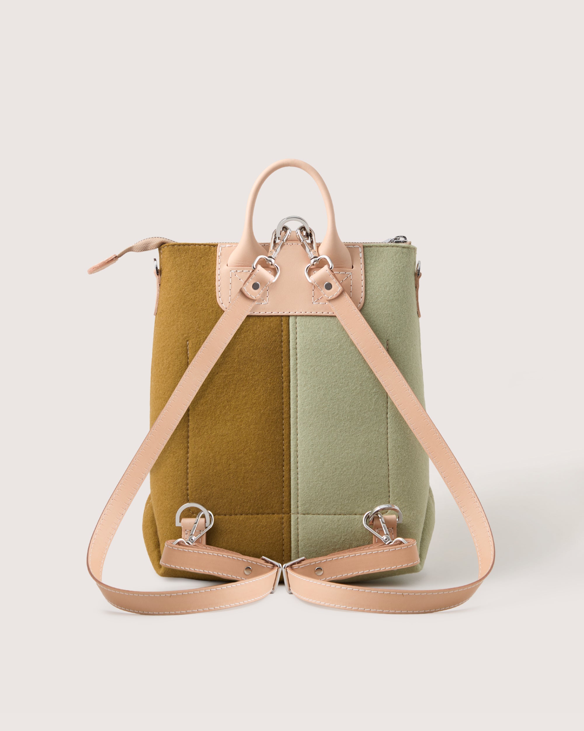 Bedford Merino Wool Midi Colorblock Backpack
