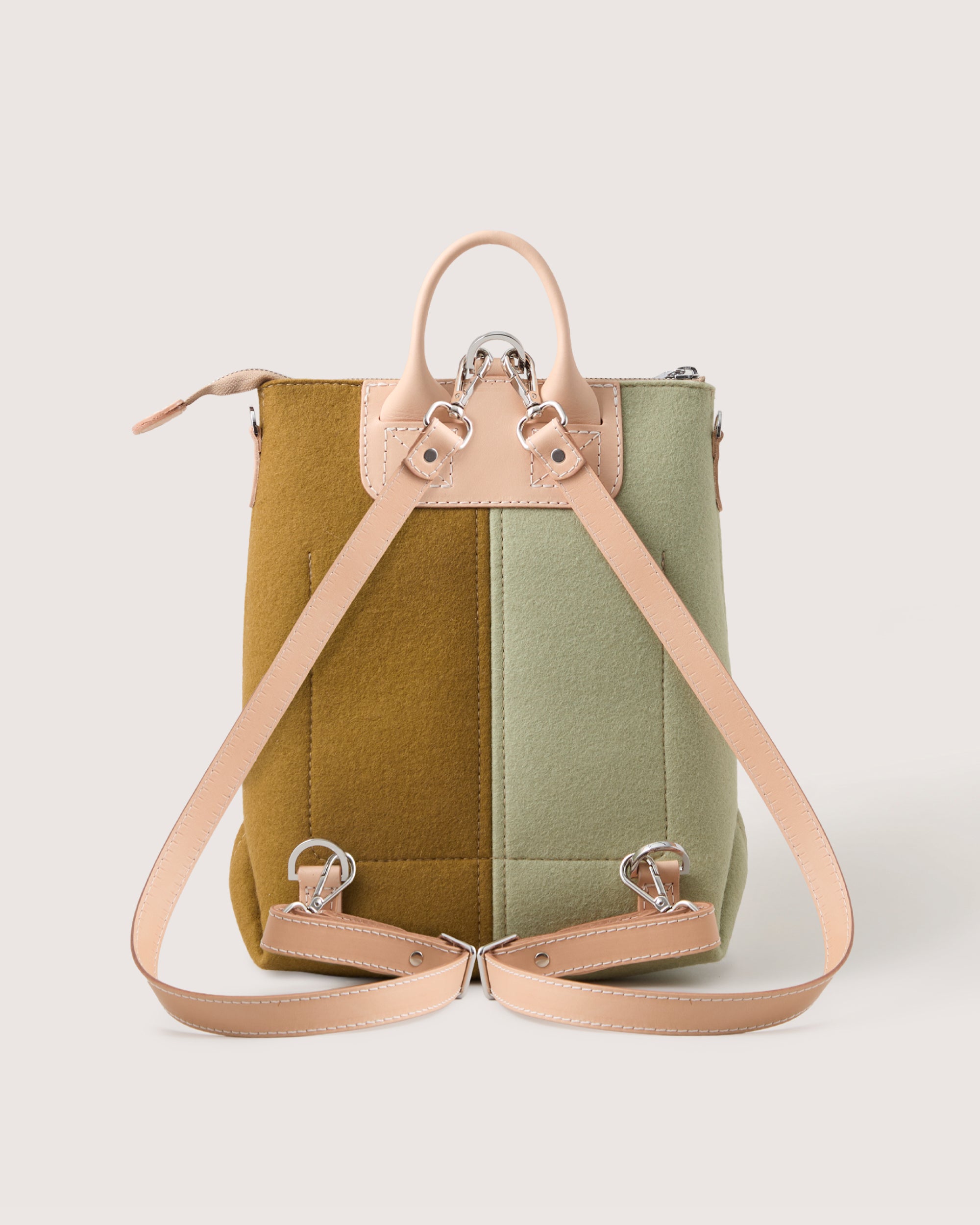 Bedford Merino Wool Midi Colorblock Backpack — Final Sale
