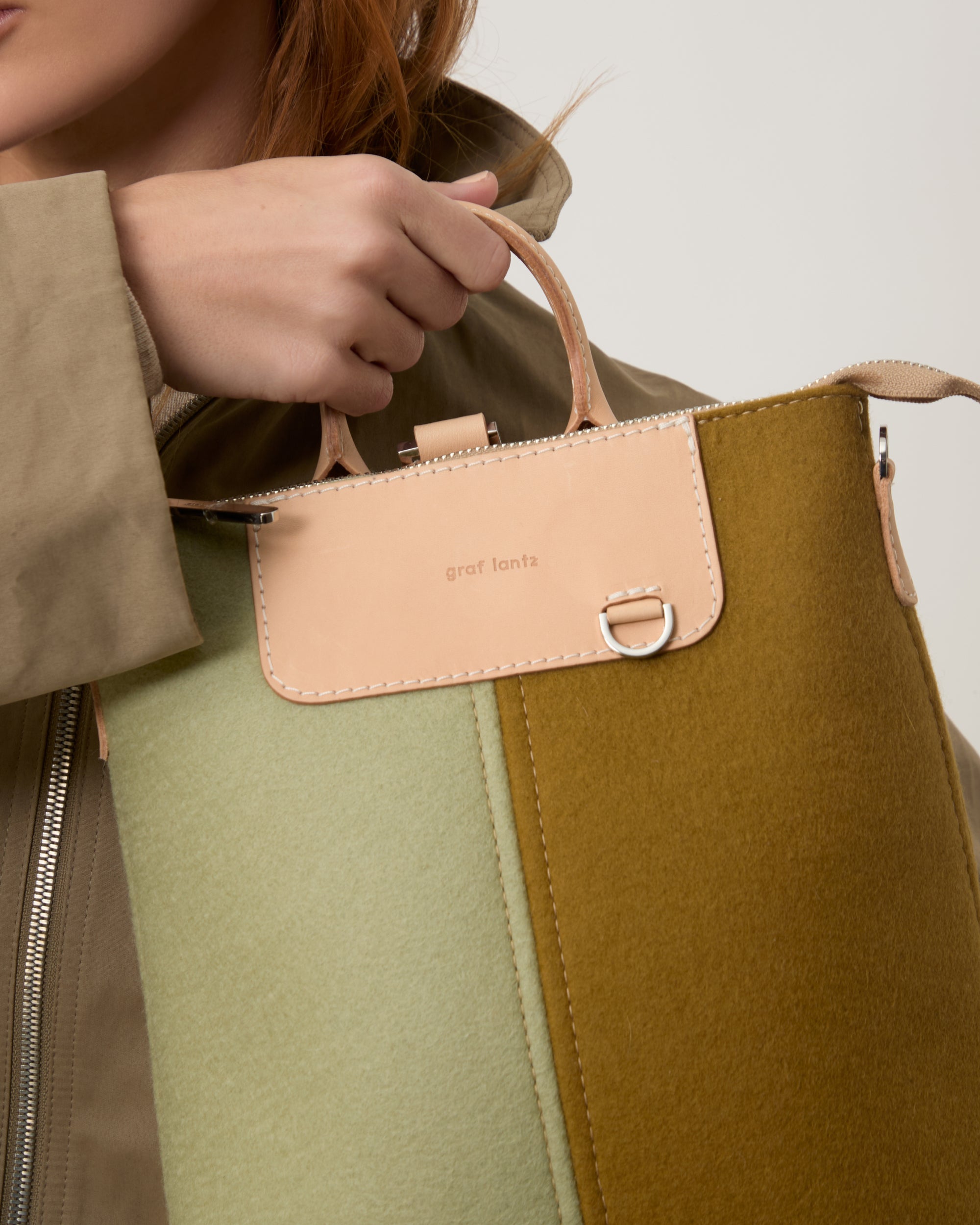 Bedford Merino Wool Midi Colorblock Backpack