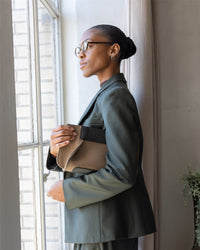 Frankie Merino Wool Clutch