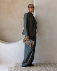 Frankie Merino Wool Clutch