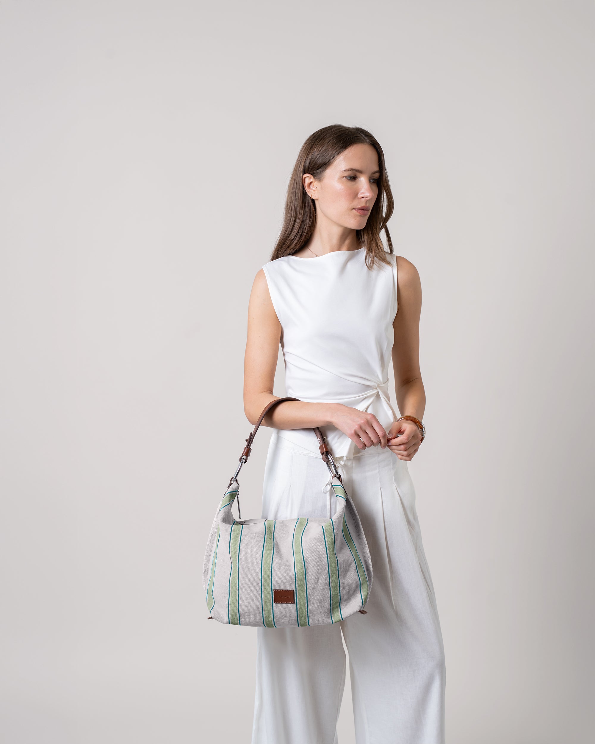 Hana Canvas Hobo Bag