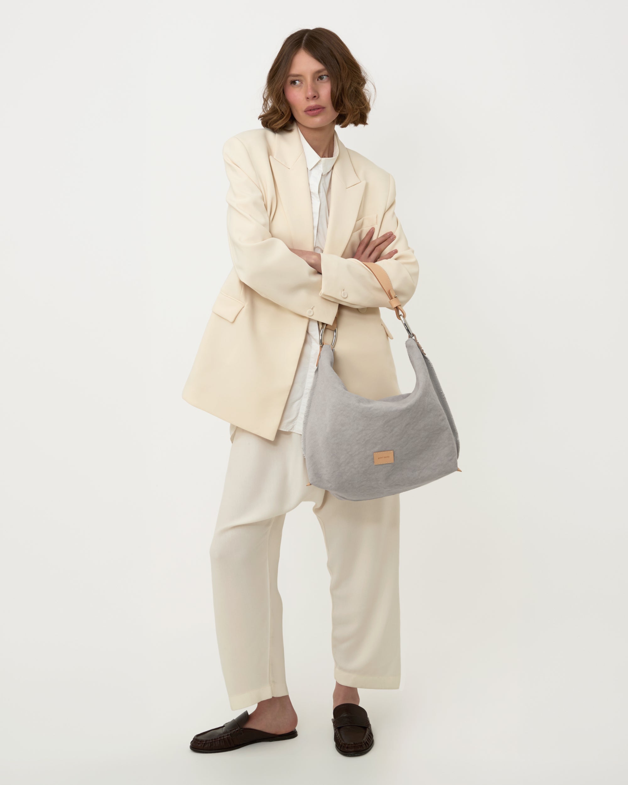 Hana Canvas Hobo Bag