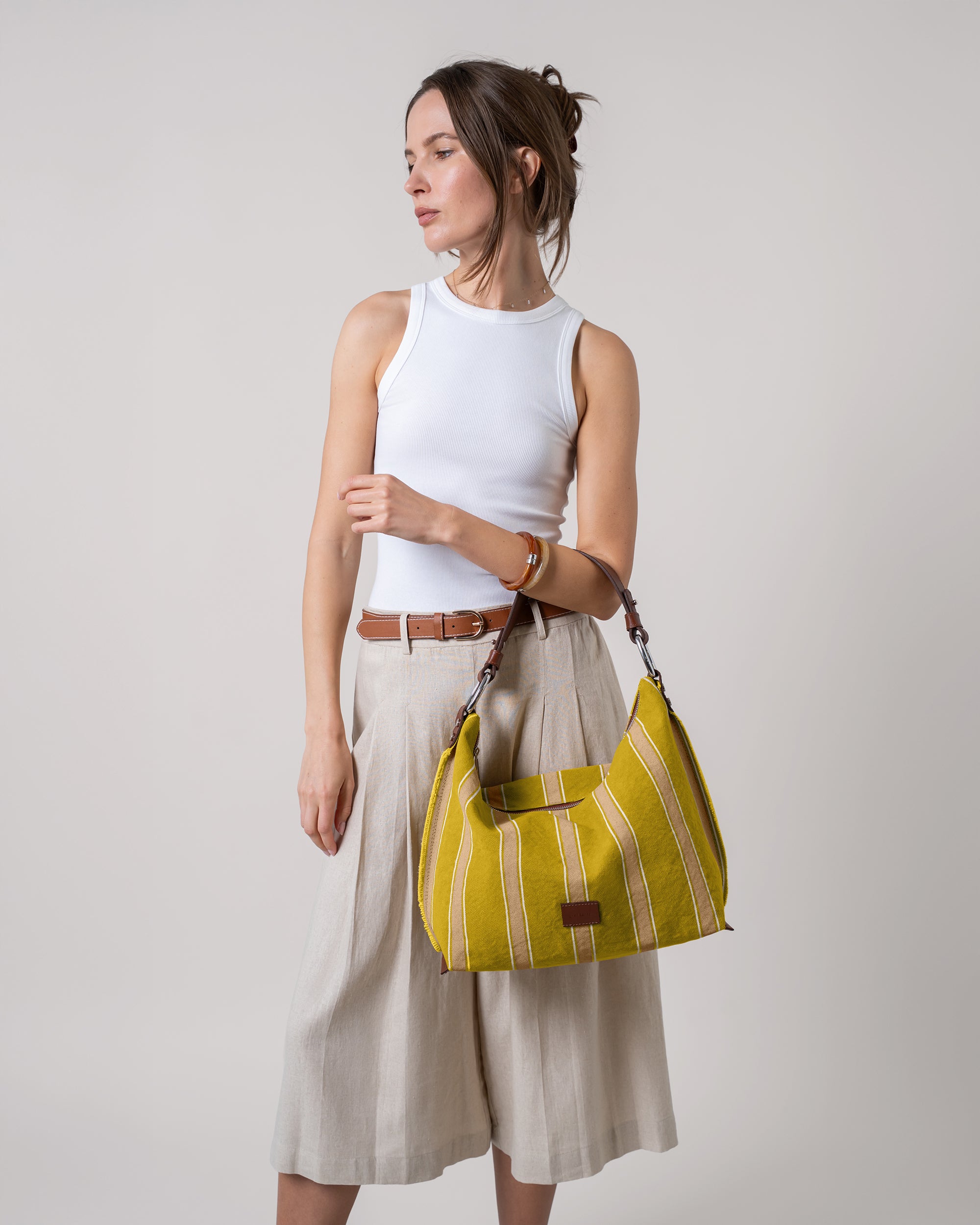 Hana Canvas Hobo Bag