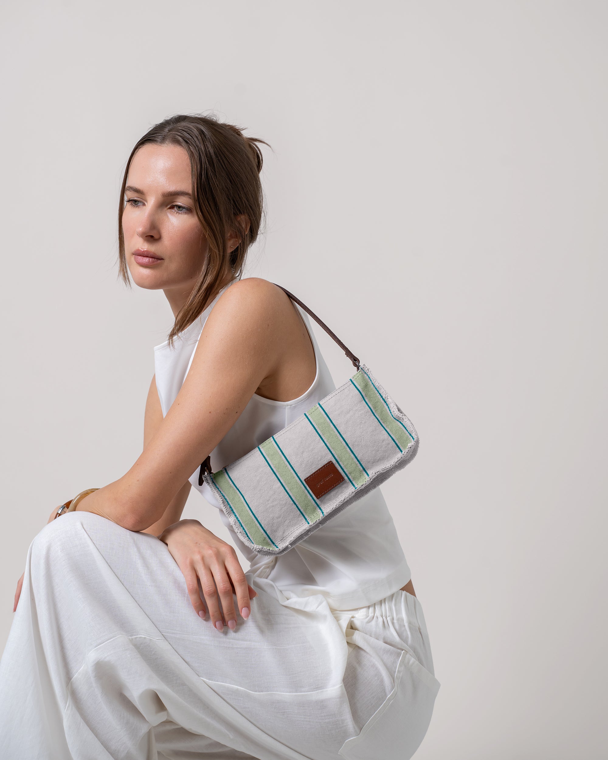 Hana Canvas Shoulder Bag