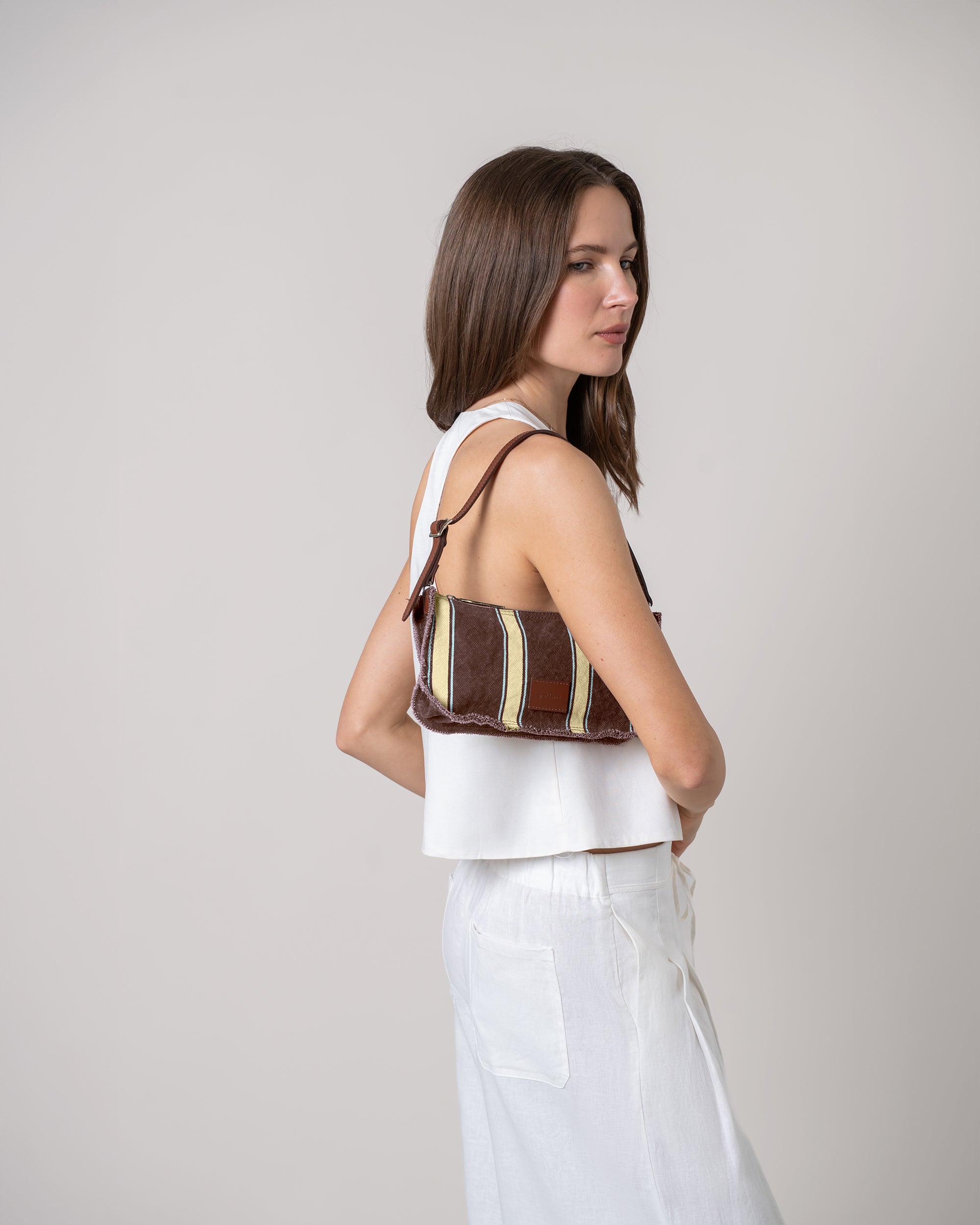 Hana Canvas Shoulder Bag
