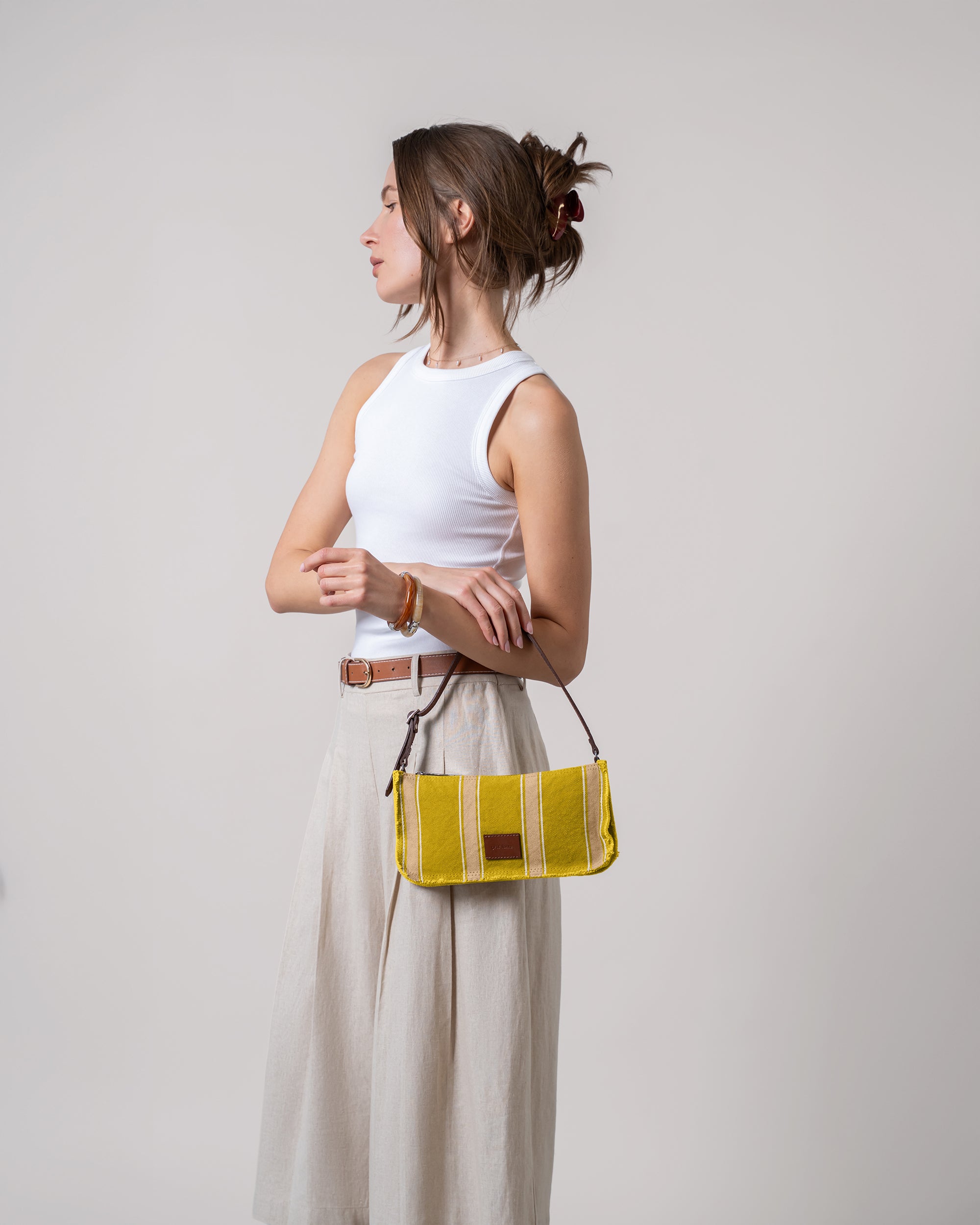 Hana Canvas Shoulder Bag