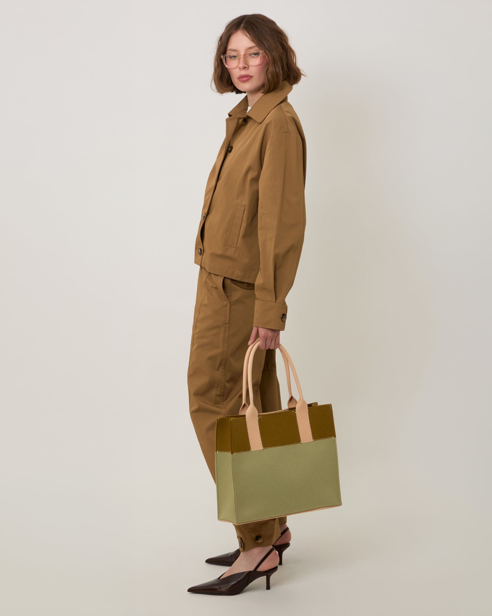 Jaunt Merino Wool Midi Tote