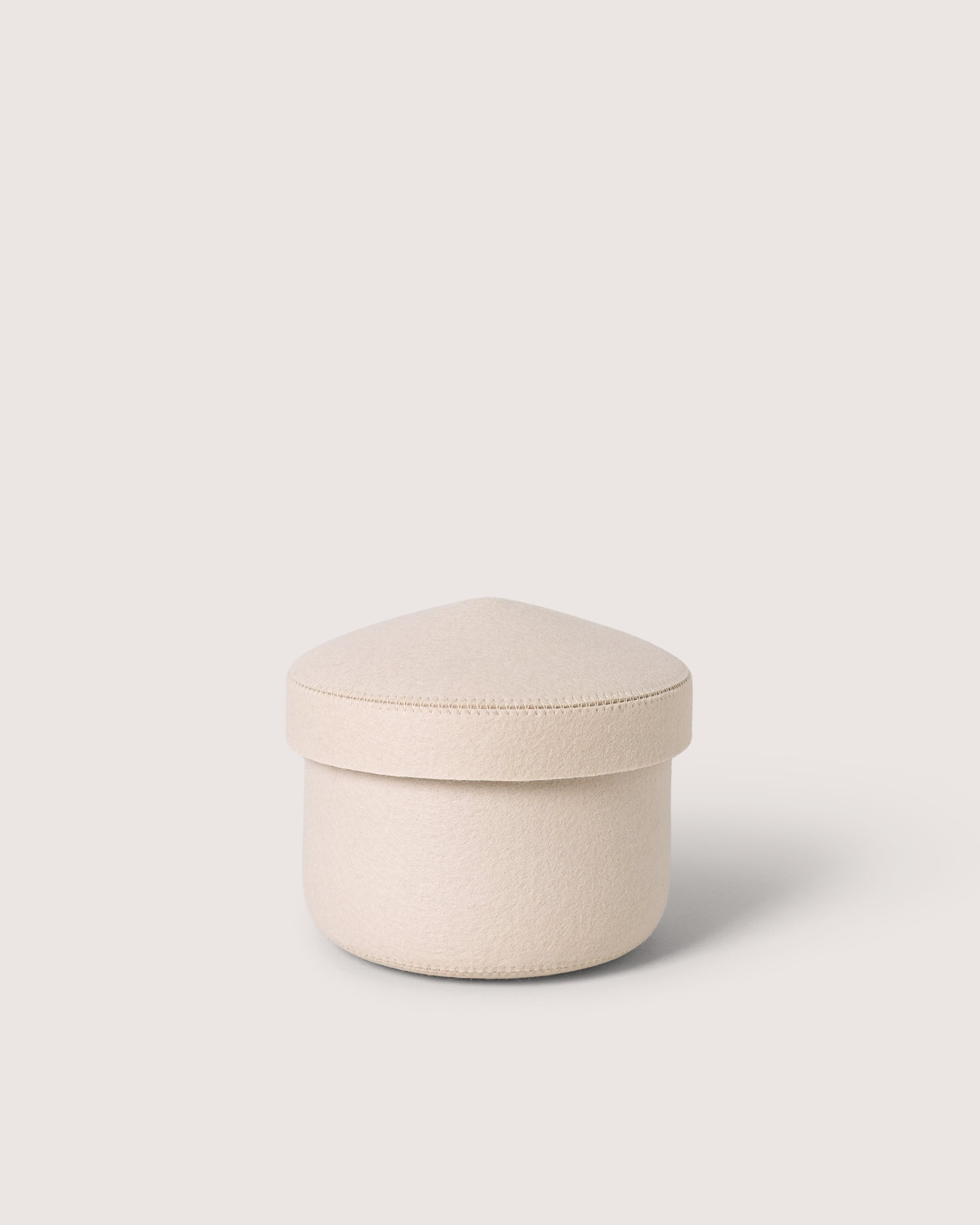 Merino Wool Small Bin w/ Lid