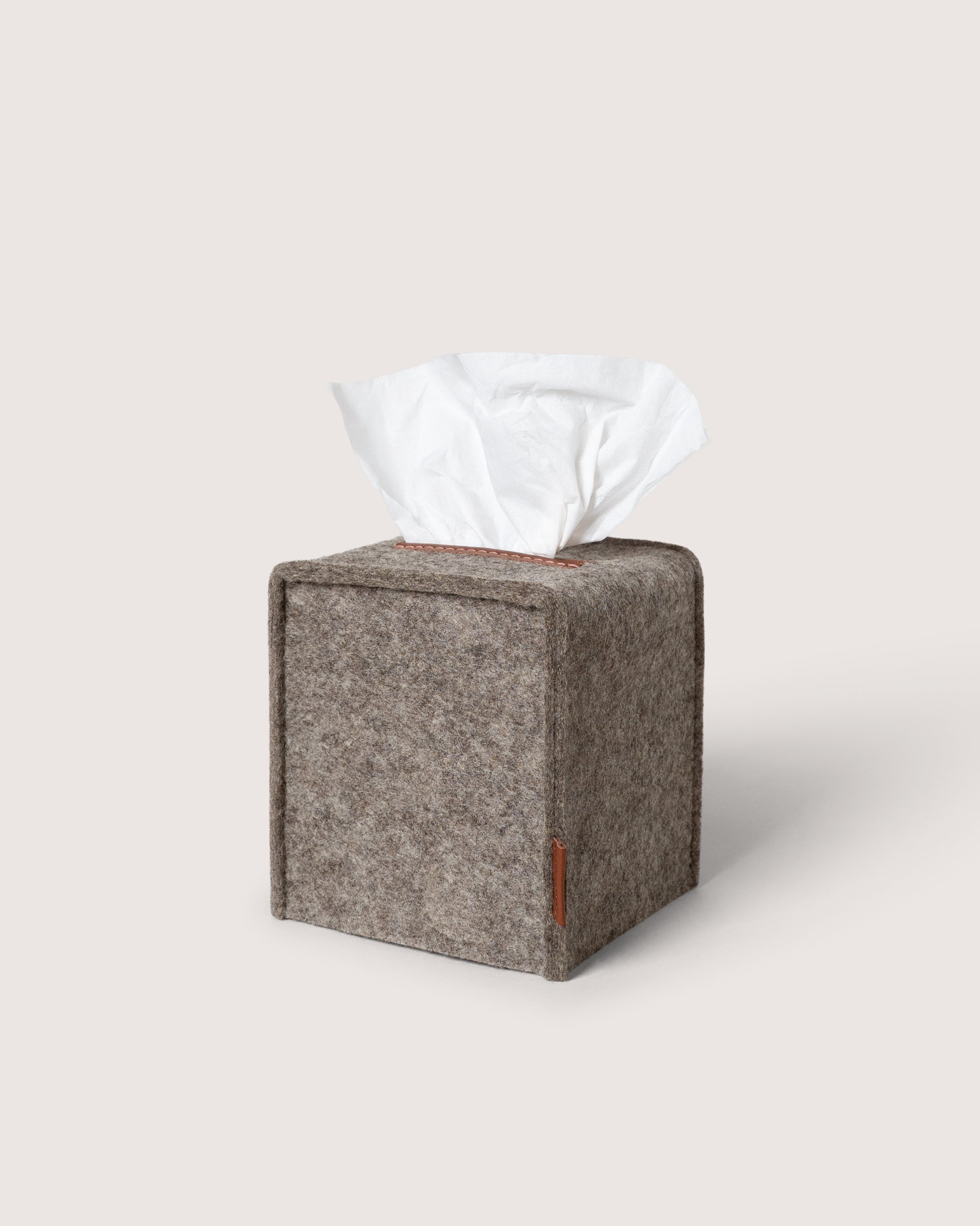 Merino Wool Small Tissue Box Cover