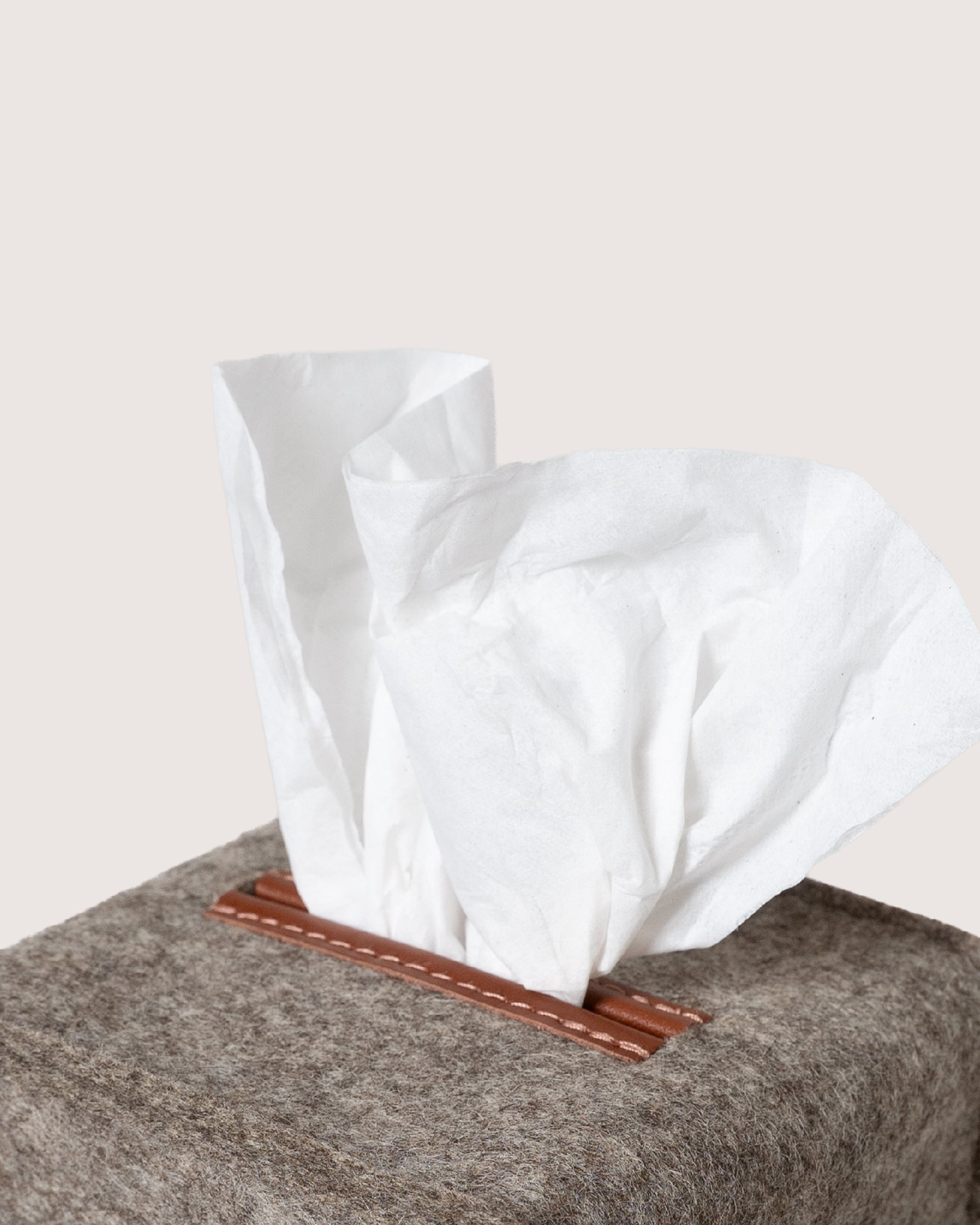 Merino Wool Small Tissue Box Cover