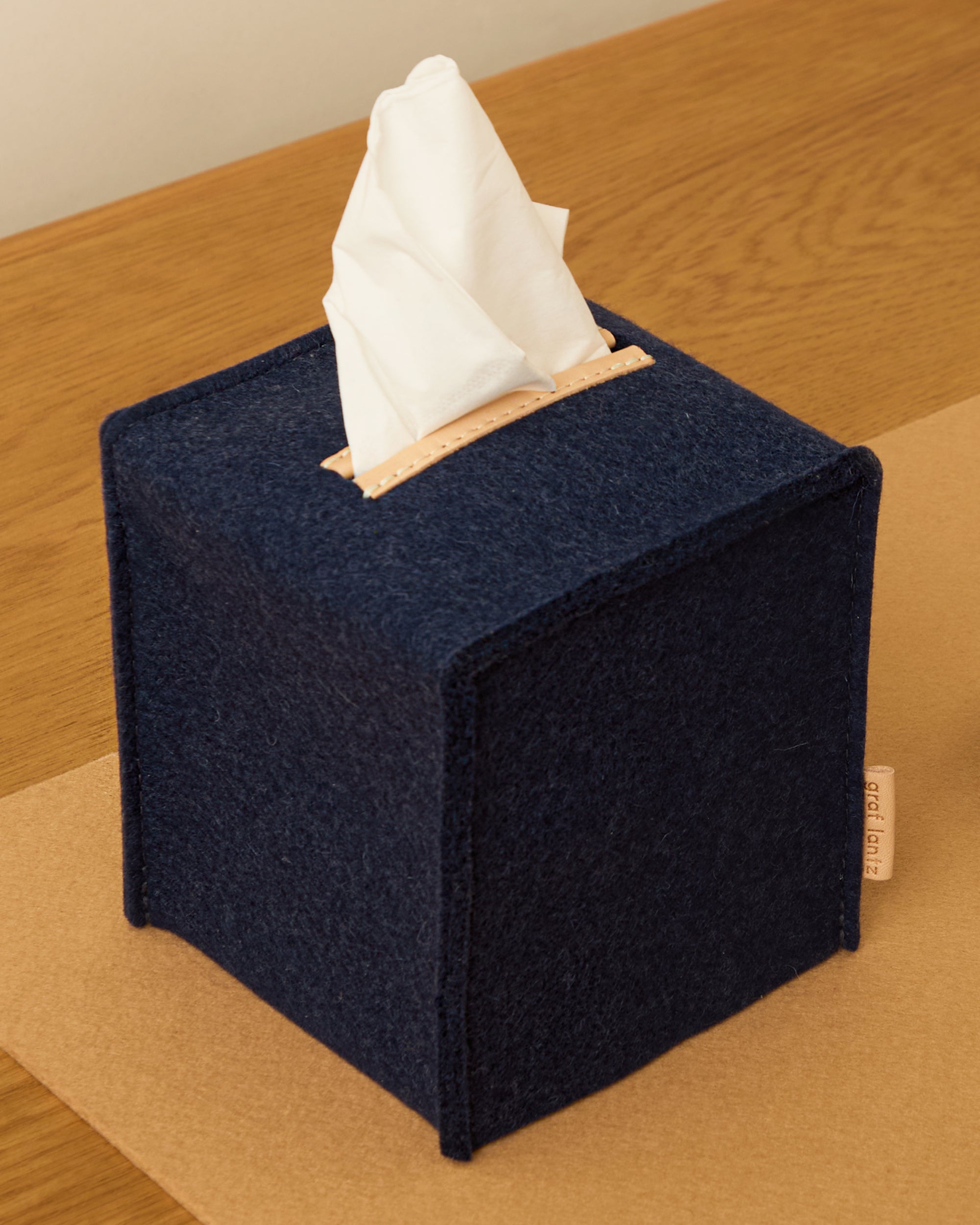 Merino Wool Small Tissue Box Cover