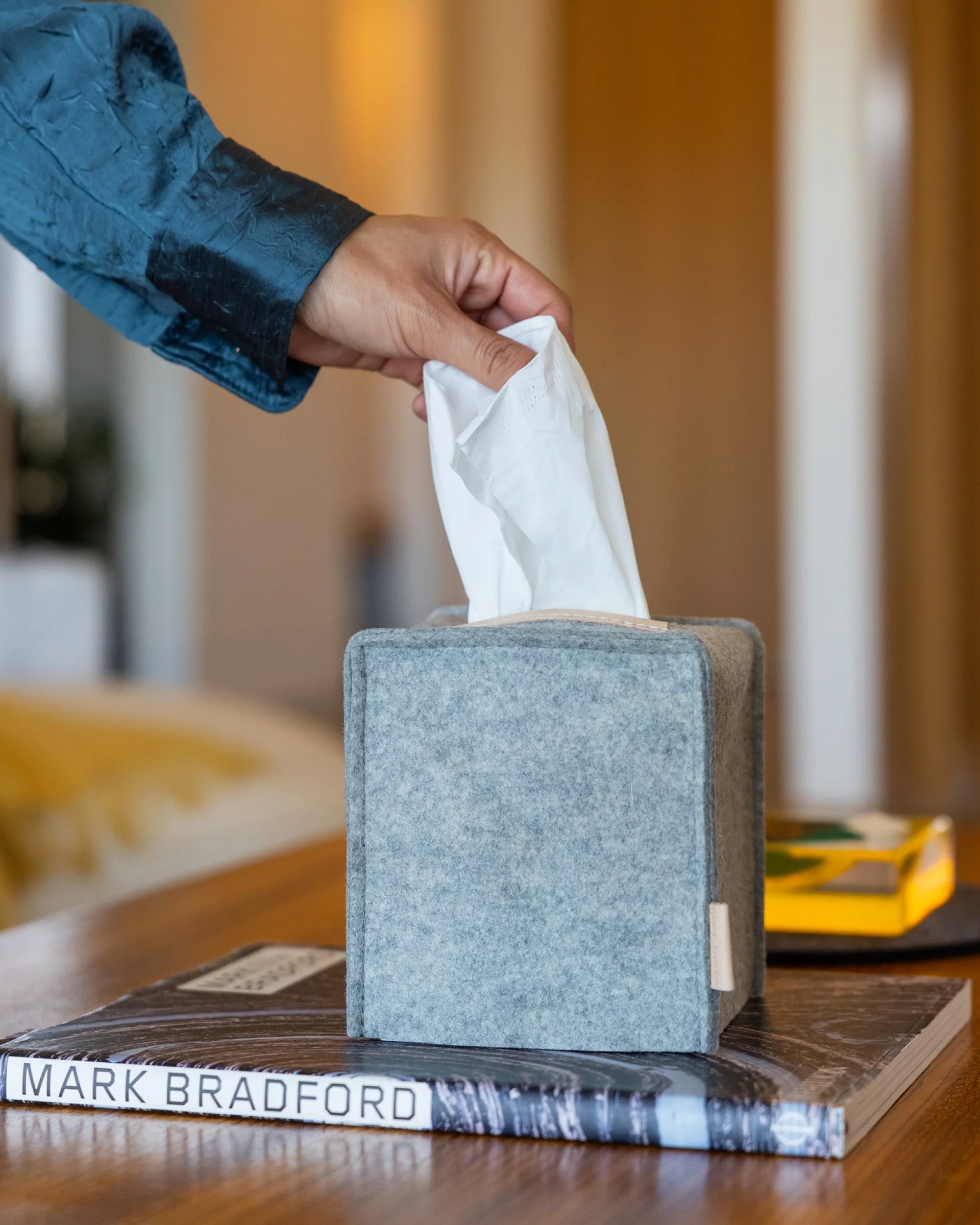 Merino Wool Small Tissue Box Cover