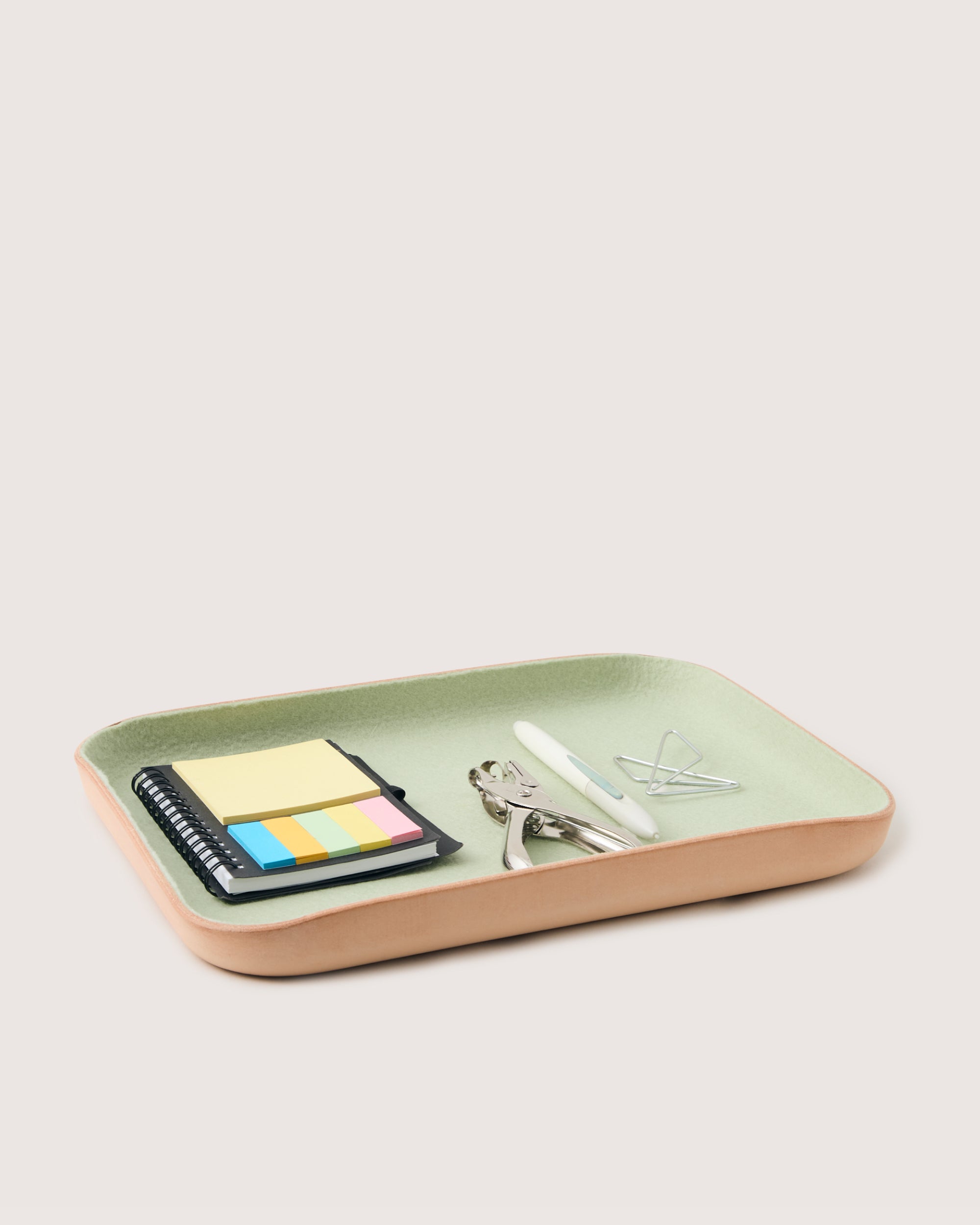 Kawabon Leather/Merino Wool Large Tray