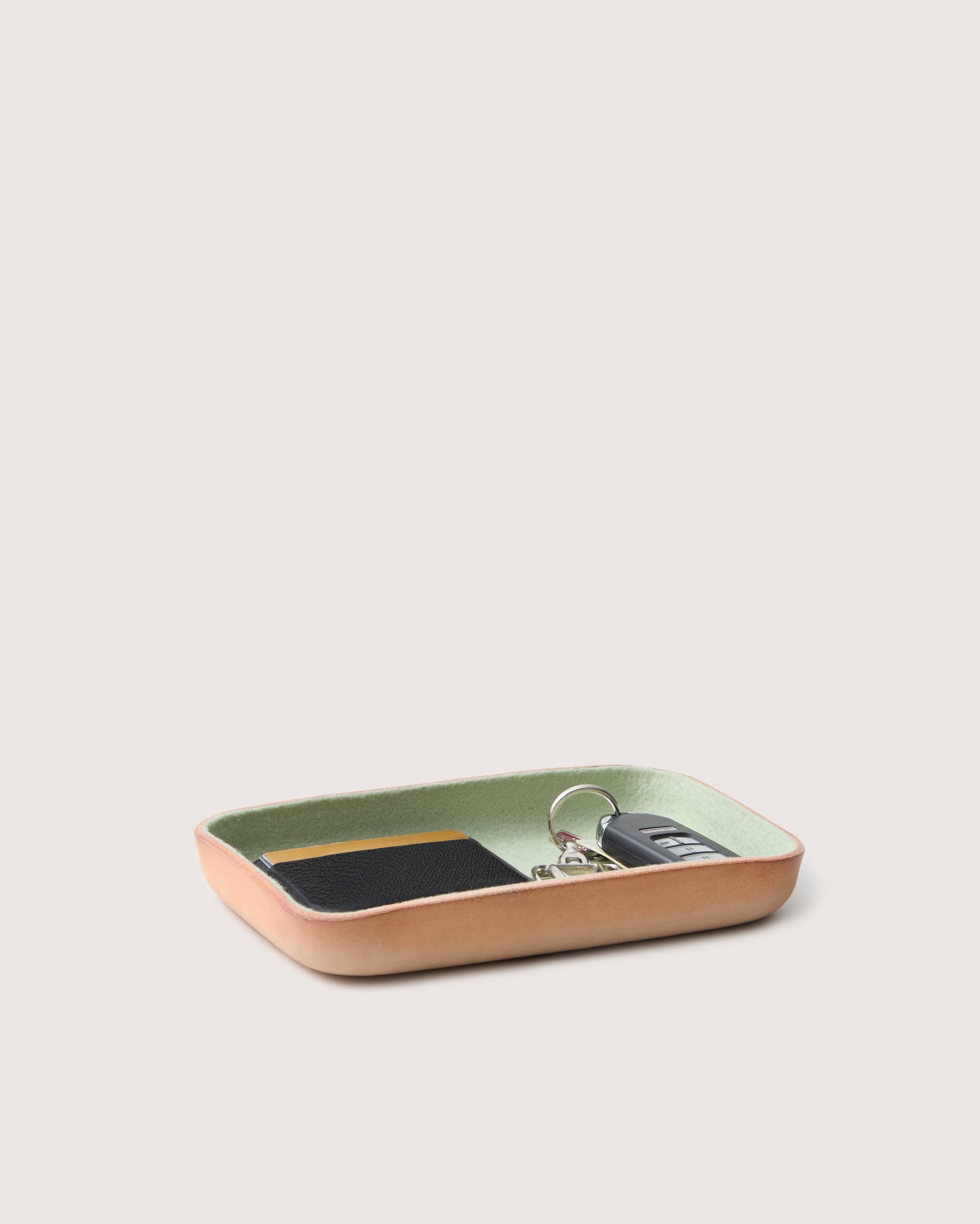 Kawabon Leather/Merino Wool Small Tray