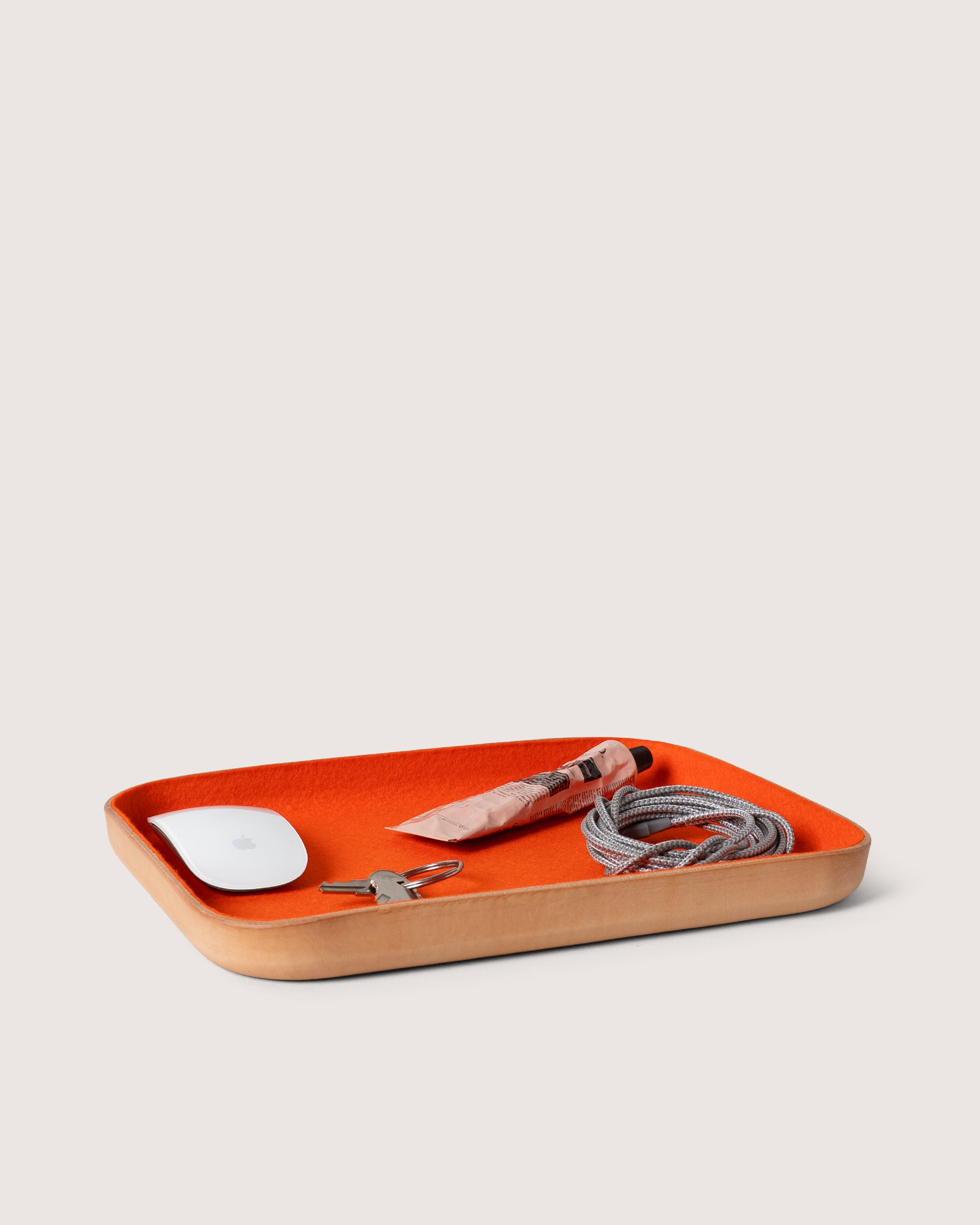 Kawabon Leather/Merino Wool Large Tray