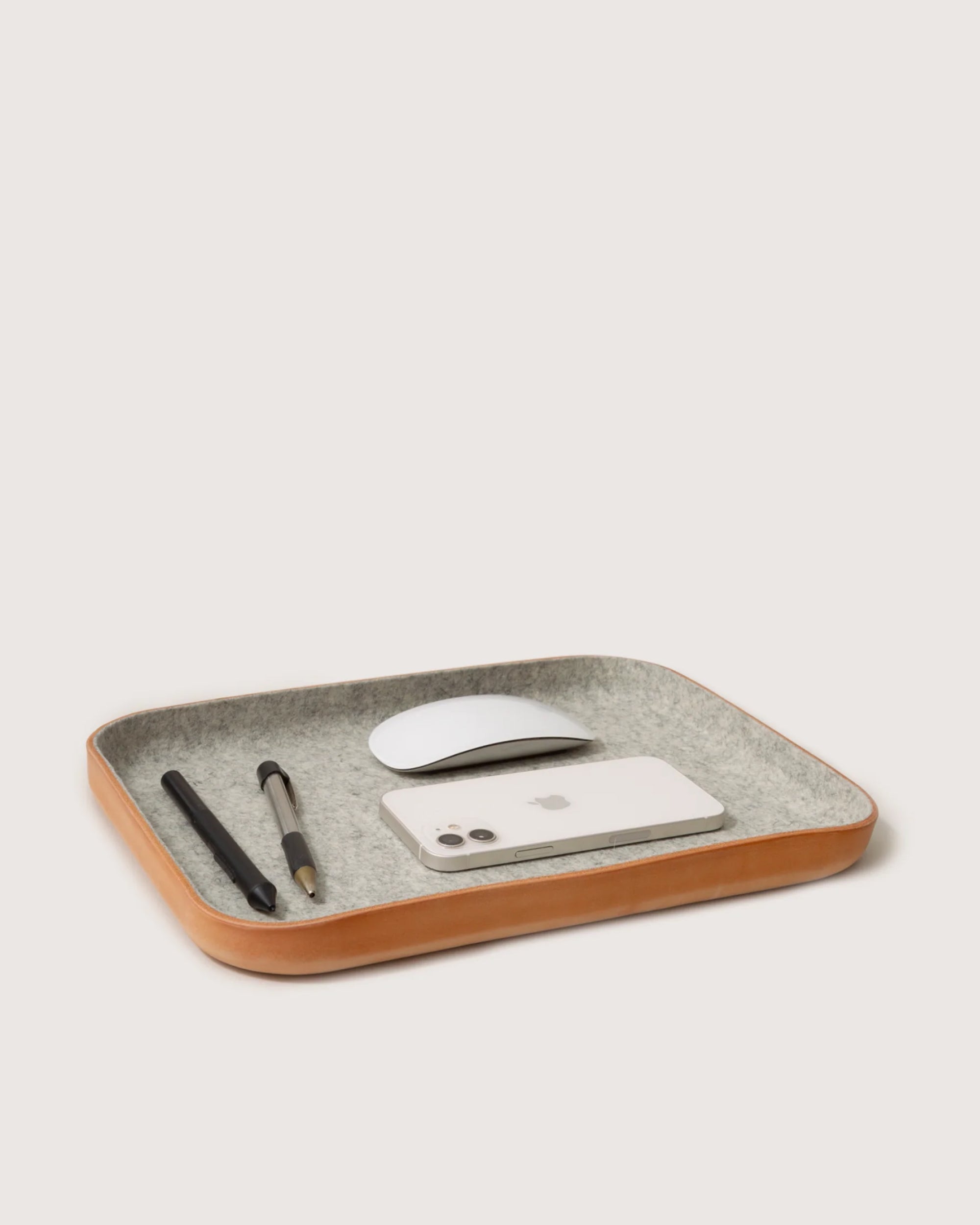 Kawabon Leather/Merino Wool Large Tray