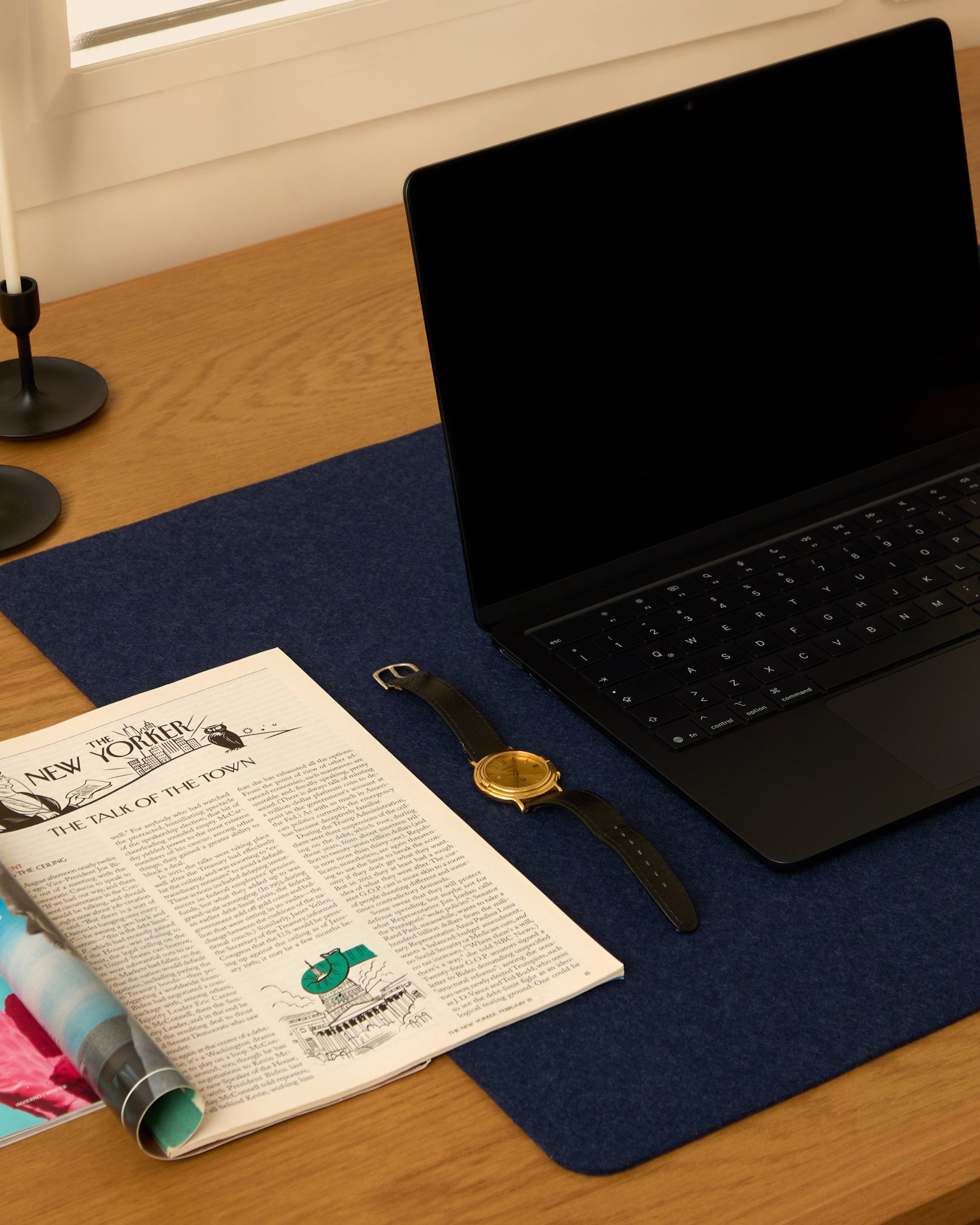 Mosen Merino Wool Medium Desk Pad — Final Sale