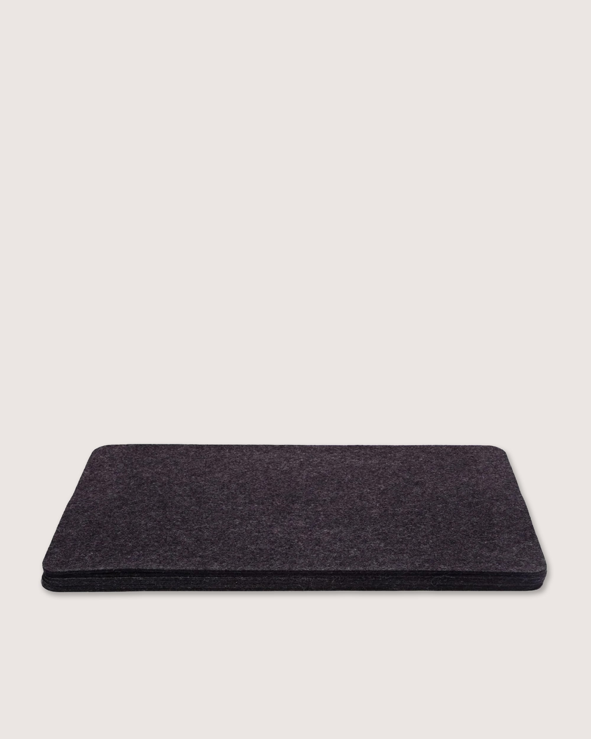 Merino Wool Rectangle Placemat - 6 Pack