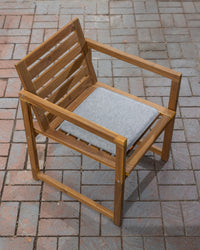 granite merino wool seat cushion