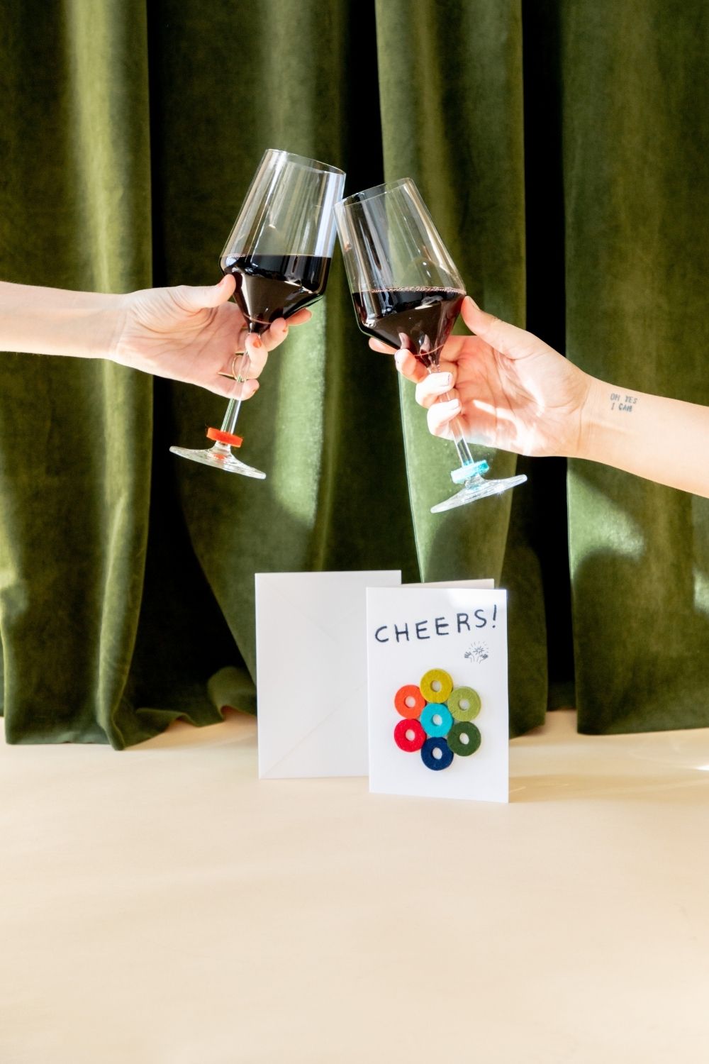 Wine-Ote’s Felt Wine Marker Note Card (4865078132845)