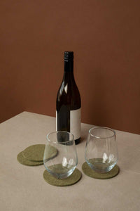 Bierfilzl Round Coaster Felt Solid 4 Pack (6634934501485)