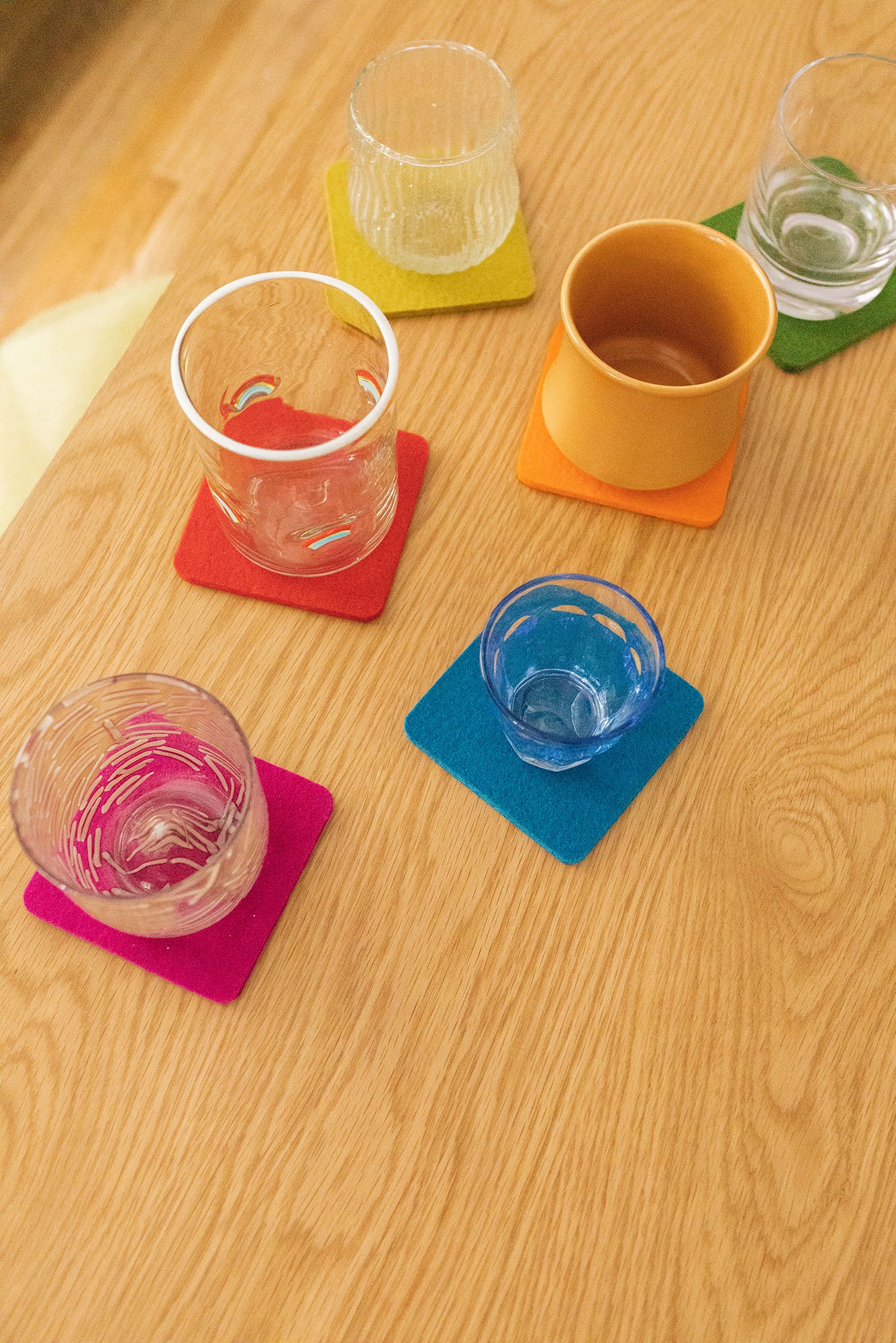 Bierfilzl Square Coaster Felt Multi 4 Pack (4866128838765)