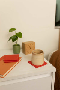 Bierfilzl Square Coaster Felt Solid 4 Pack (4865995014253)