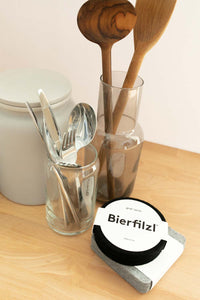 Bierfilzl Round Coaster Felt Solid 4 Pack (4865975713901)