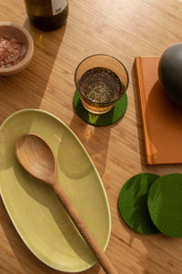 Bierfilzl Round Coaster Felt Solid 4 Pack (4865976074349)