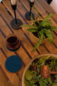 Bierfilzl Round Coaster Felt Solid 4 Pack (4865976139885)