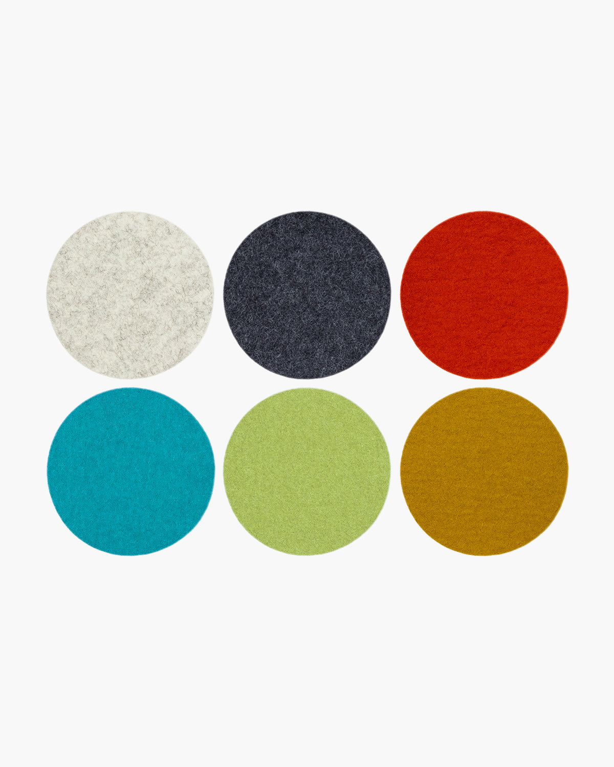 Round Felt Coaster · Blue · Mix & Match from 19 Colors + 3 Shapes 